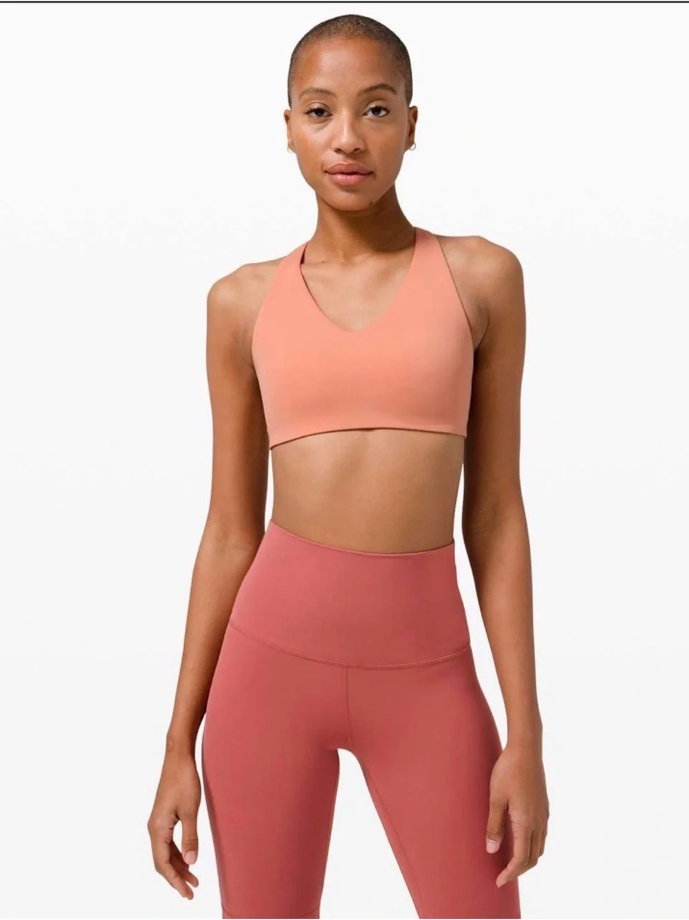 Lululemon In Alignment Racerback Bra *Light Support, B/C Cups Pink Savannah
